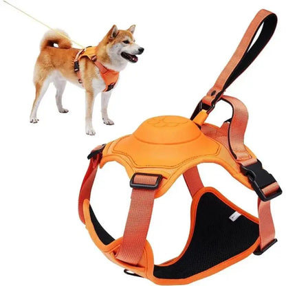 Dog Harness with Leash Retractable