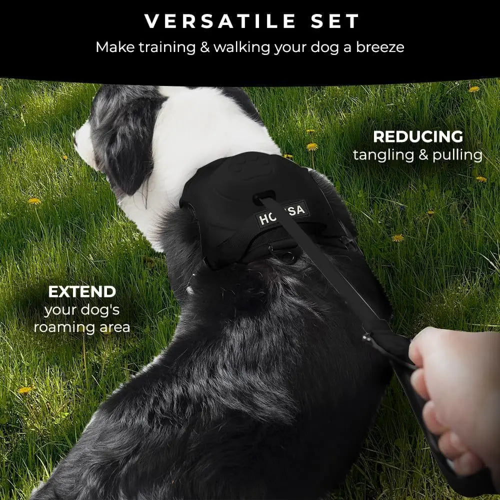 Dog Harness with Leash Retractable